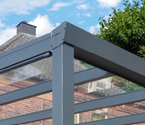 Pulverbeschichtung DUROLUX PRO Terrassen&uuml;berdachungen